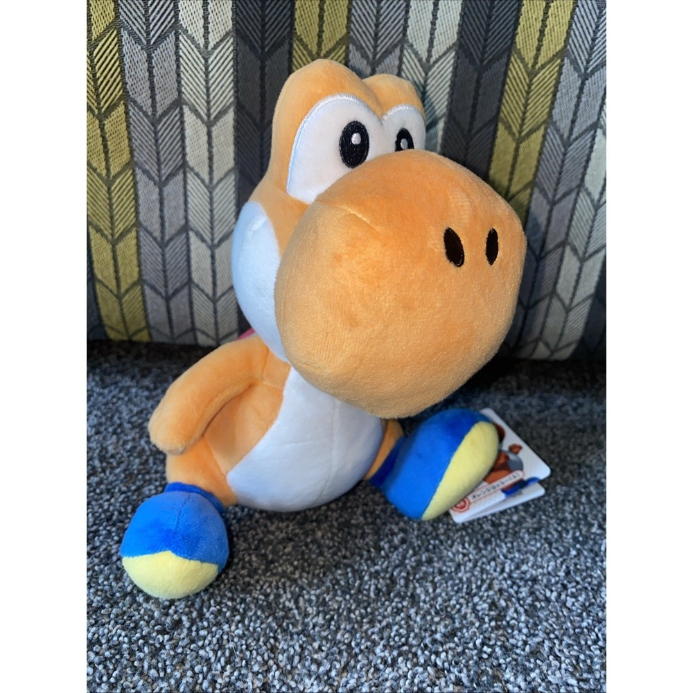Orange Yoshi Plush 7" All Star Collection Super Mario Bros Little Buddy